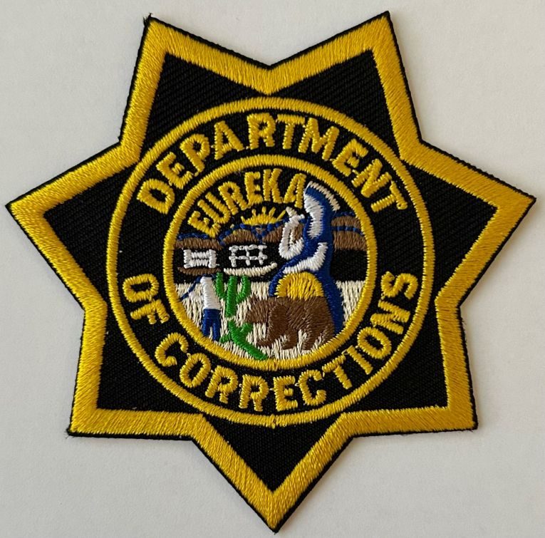 CALIFORNIA DEPARTMENT of CORRECTIONS, CDC - BADGE PATCH - SEW ON.